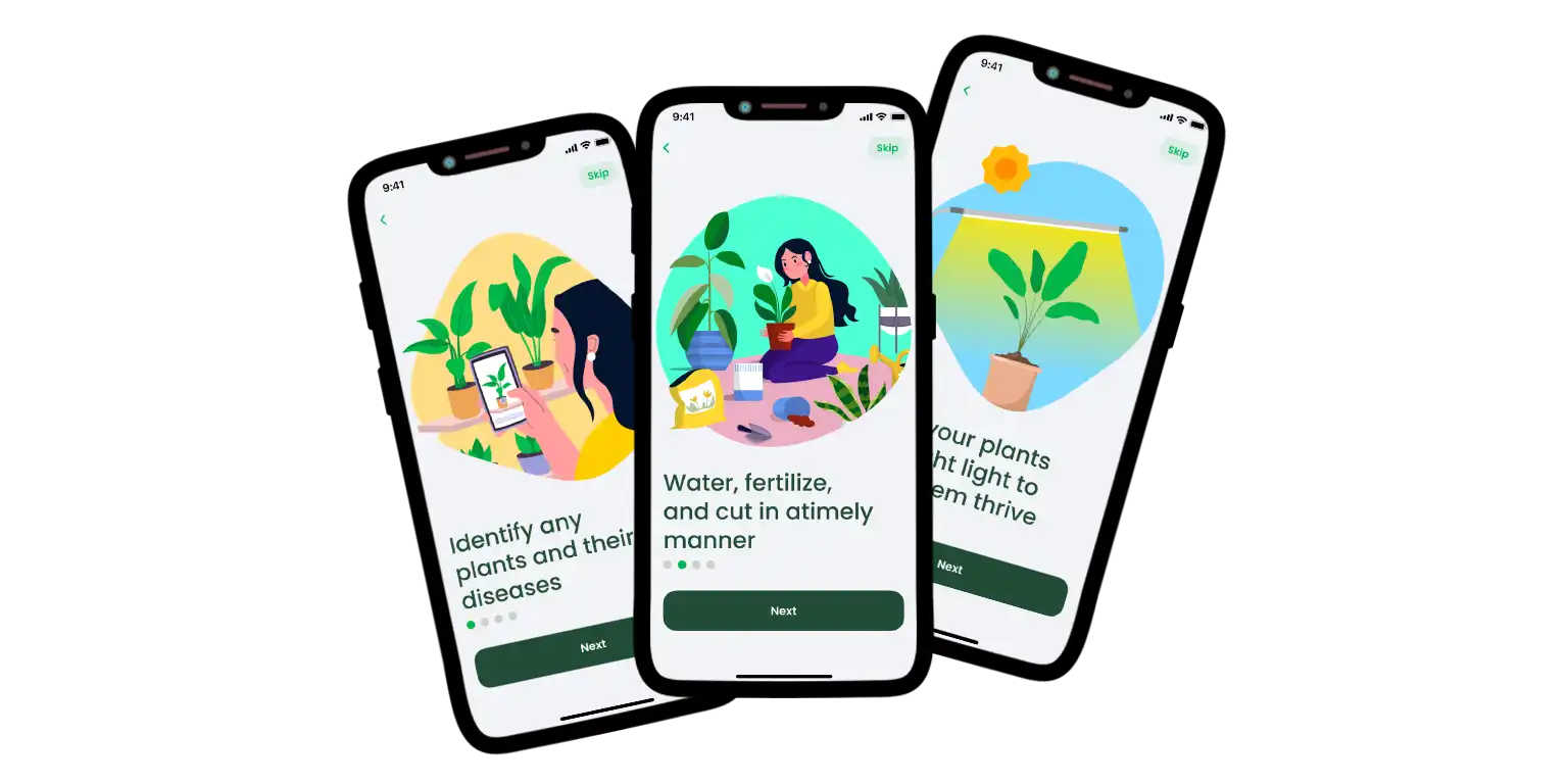 Parts of AI Plant Finder’s functionality.